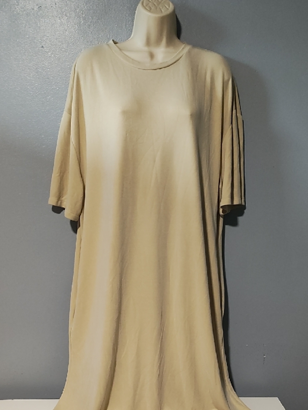 Women's Primark Short-Sleeve Beige Shirt Dress View 5